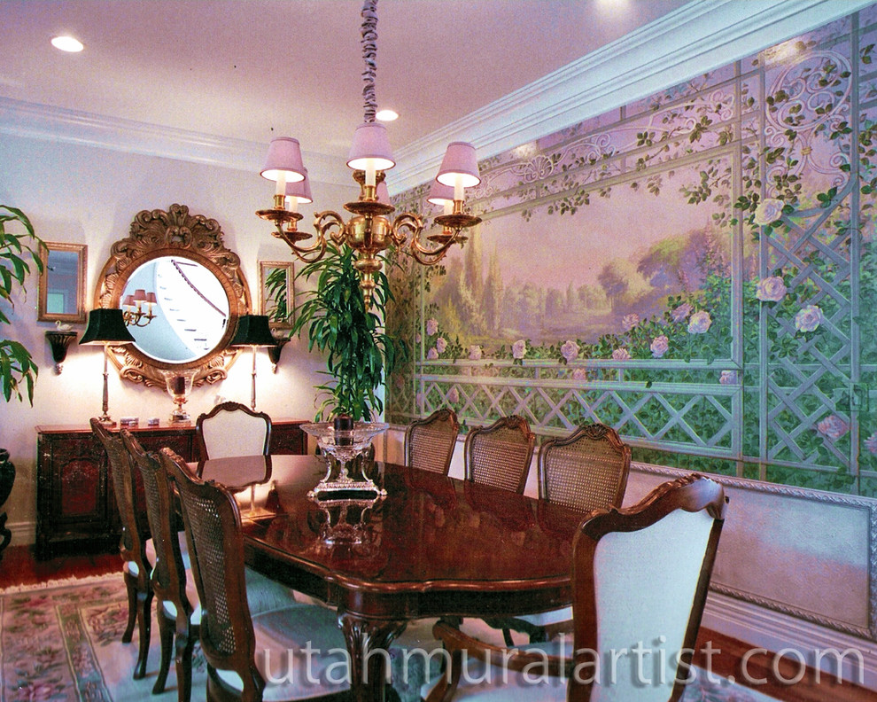 Elegant dining room photo in Salt Lake City