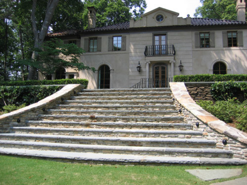 Huge elegant home design photo in Atlanta