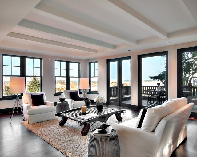 Capitol Hill Modern Traditional contemporary-vardagsrum