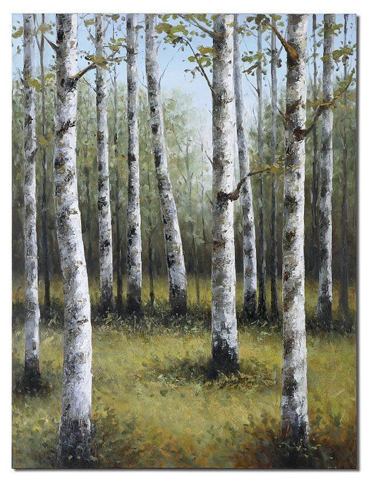 Uttermost 42513 "Birches in Spring" Hand Painted Art