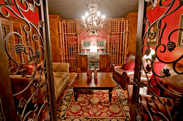 Wine Cellar Little Rock Valley Crest Wine Cellar & Cigar Lounge traditional-wine-cellar