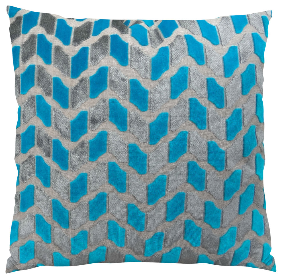 Plutus Deep Sea Dive Handmade Throw Pillow, Single Sided, 16x16