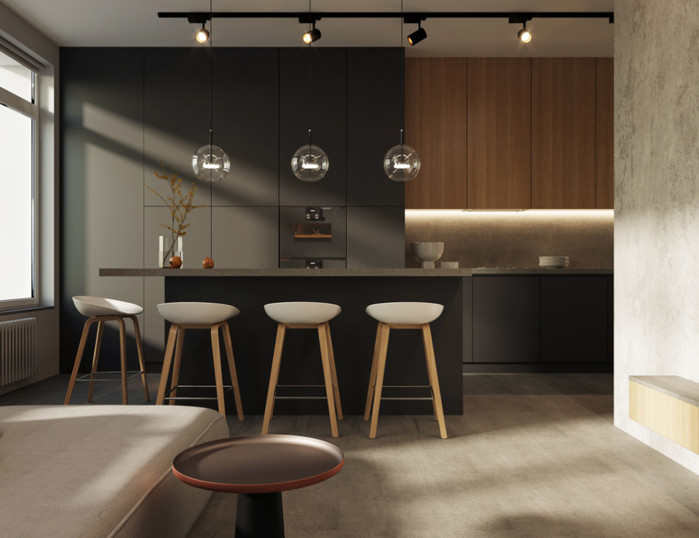 Интерьер в современном стиле в ЖК БИГ ТАЙМ