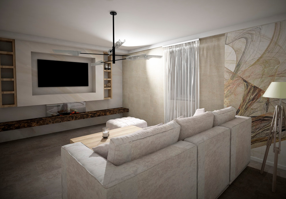 Дизайн-проект 2-х этажного коттеджа 160 кв.м