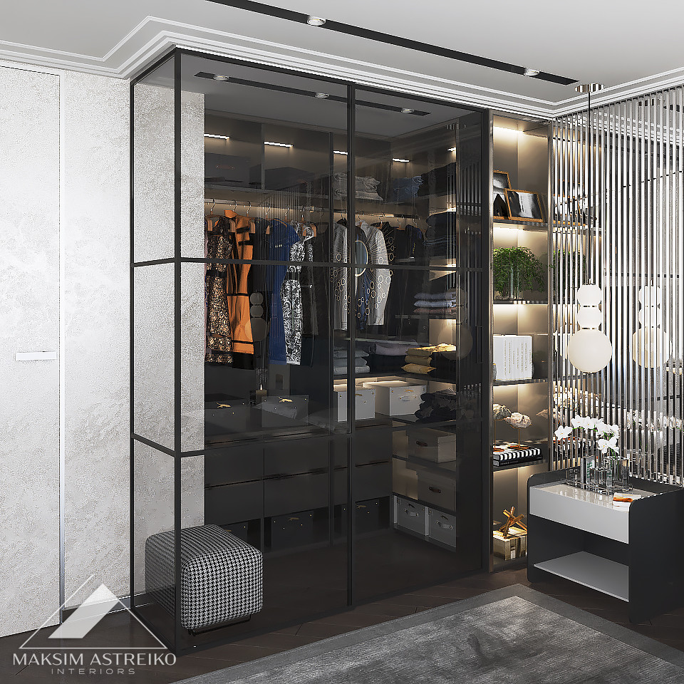 Современный интерьер с элементами арт деко