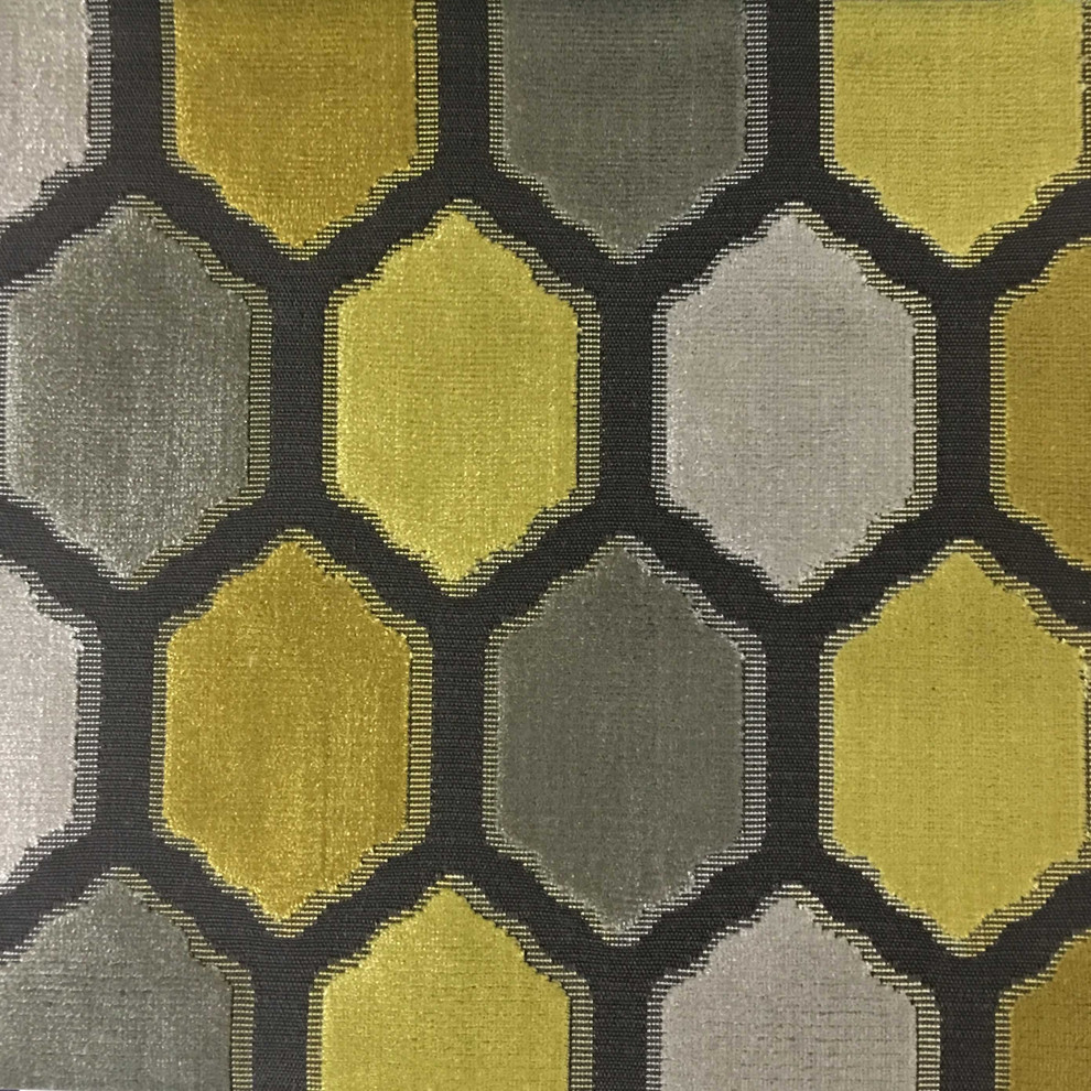 Seymour Cut Velvet Upholstery Fabric Contemporary