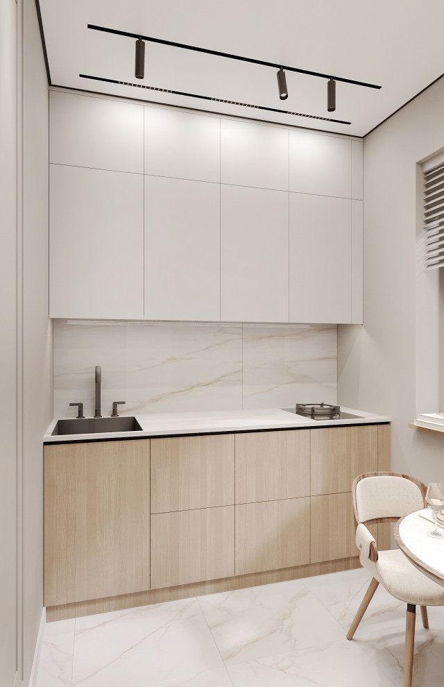 Дизайн ванной комнаты и кухни для молодой семьи