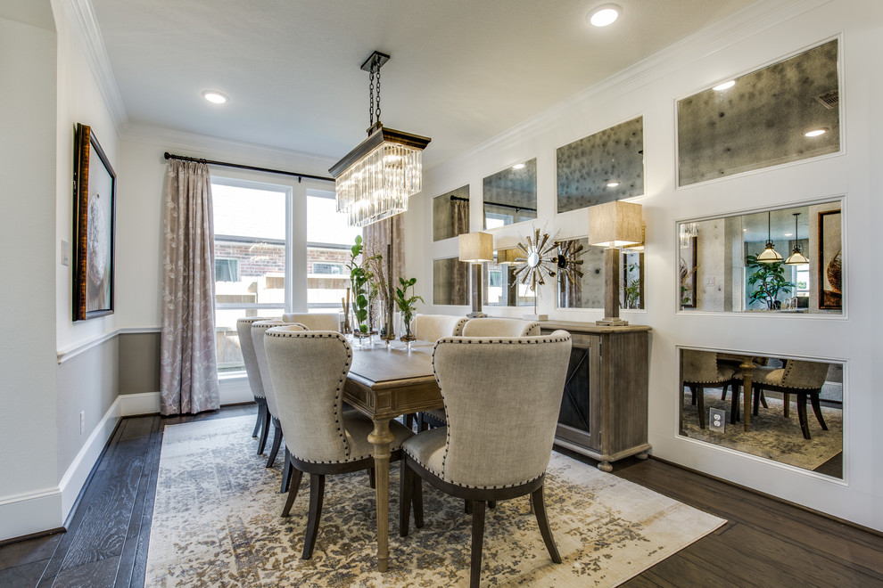 Showcase Homes - Dining Room - Houston - by Erin Paige Design, LLC