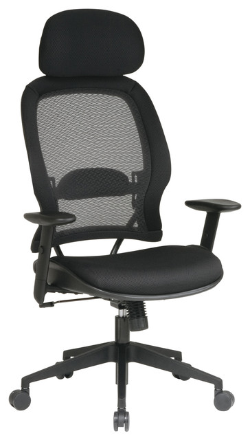 Professional Air Grid Mesh Office Chair with Adjustable Headrest