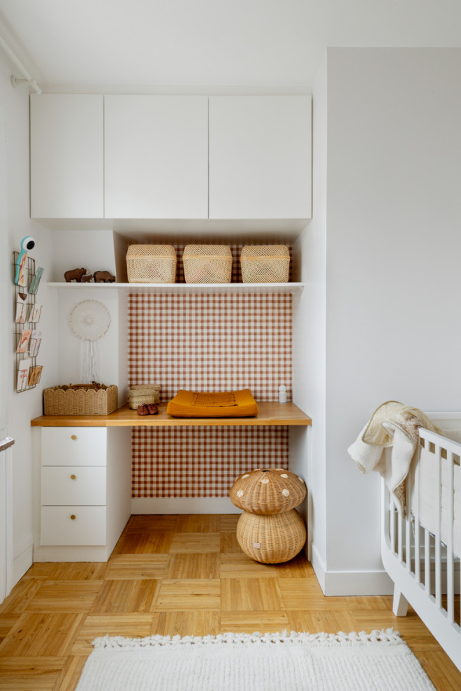 Пример оригинального дизайна: комната для малыша в скандинавском стиле