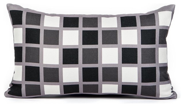 lance black white and gray throw pillow cover decorative pillows - Black And White Decorative Pillows lance black white and gray throw pillow cover decorative pillows - Black And White Decorative Pillows