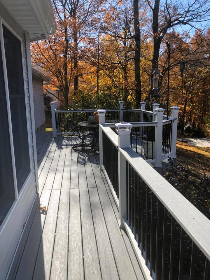 Three story deck project in Imperial View.