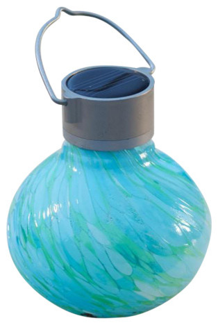 Solar Glass Tea Lantern Contemporary Outdoor Table Lamps By Allsophome Garden Houzz Solar Glass Tea Lantern Contemporary, Allsop Home And Garden Solar Tea Lantern