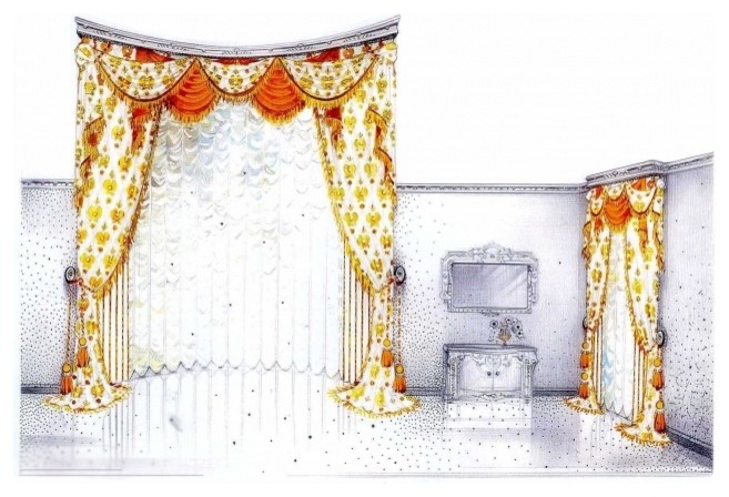 ЭСКИЗЫ КЛАССИЧЕСКИХ ШТОР