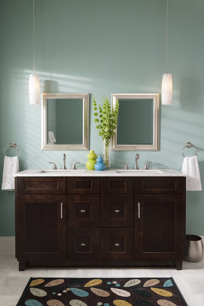 Inspiration for a transitional bathroom remodel in DC Metro