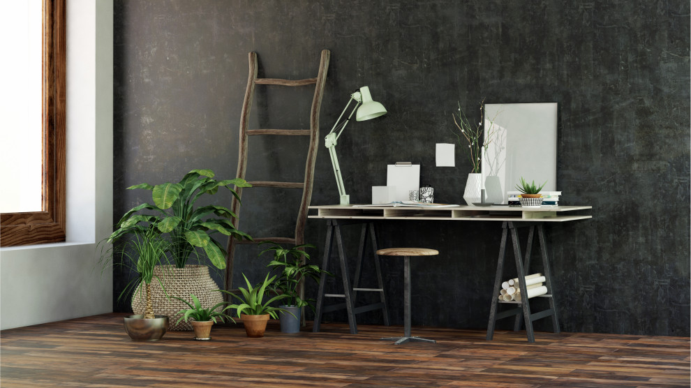 Image showcasing Modern Industrial Home Office with Urban Flair - Industrial - Home ...