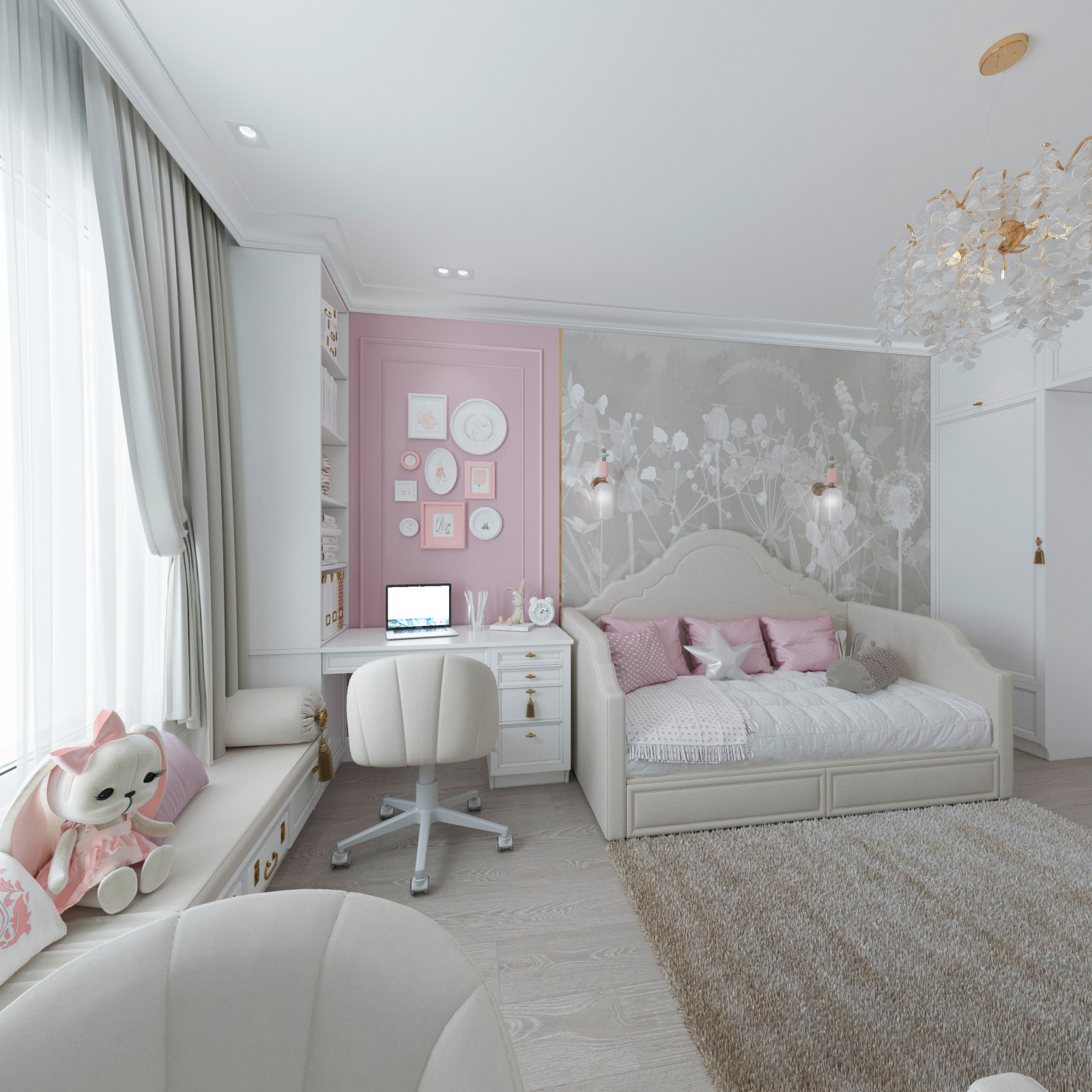 Дизайн-проект квартиры для многодетной семьи в ЖК"Fresh Lifi"