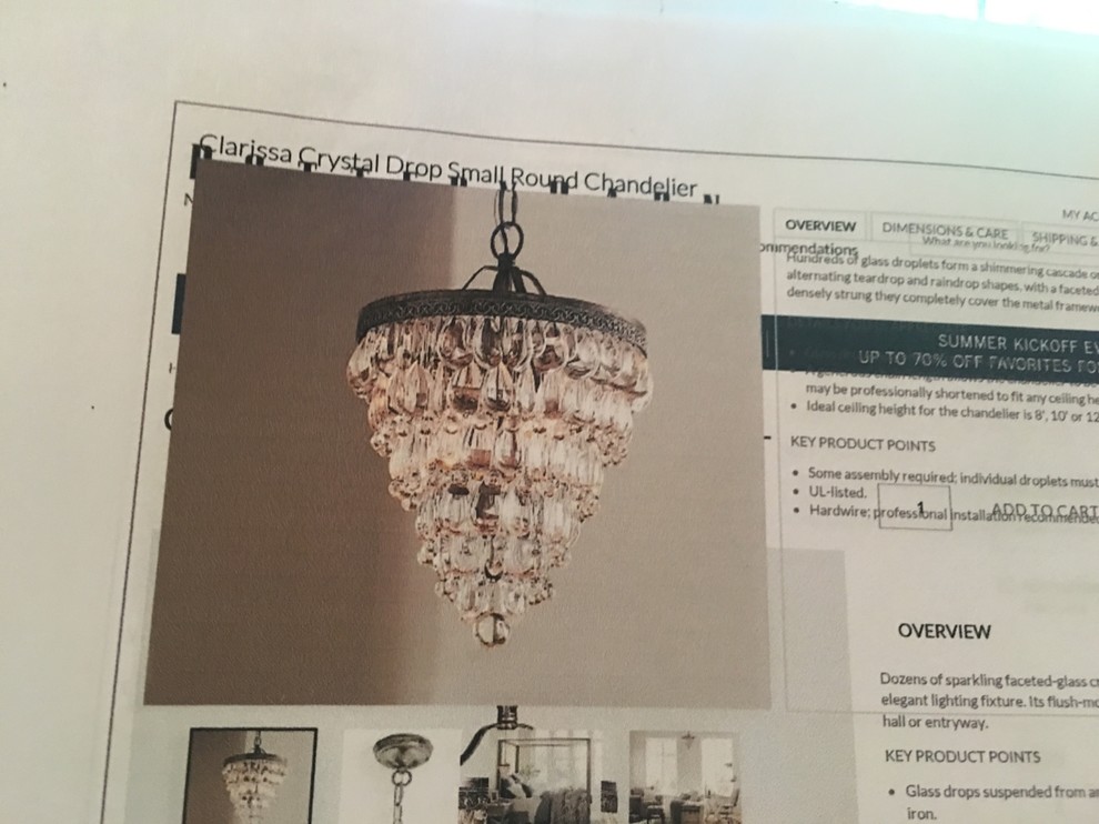 I need help picking out light fixture for powder room