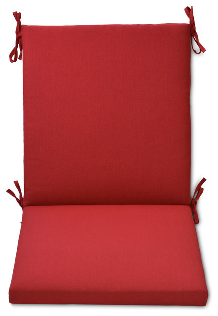 Outdoor Patio Chair Cushion, Red