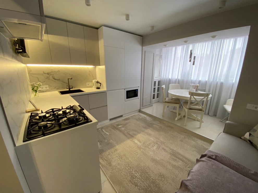 Кухня-гостиная маленькой площади