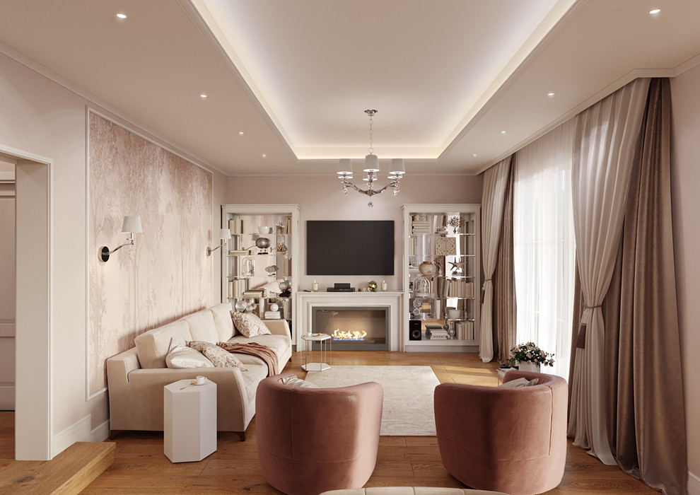 Проект интерьера загородного дома 175 кв.м в Воронежской обл.