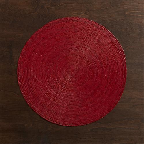 Tropical Palm Red Placemat