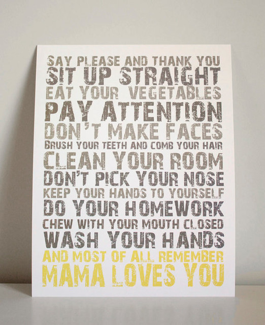 Mama Loves You by Gus & Lula contemporary-kids-decor