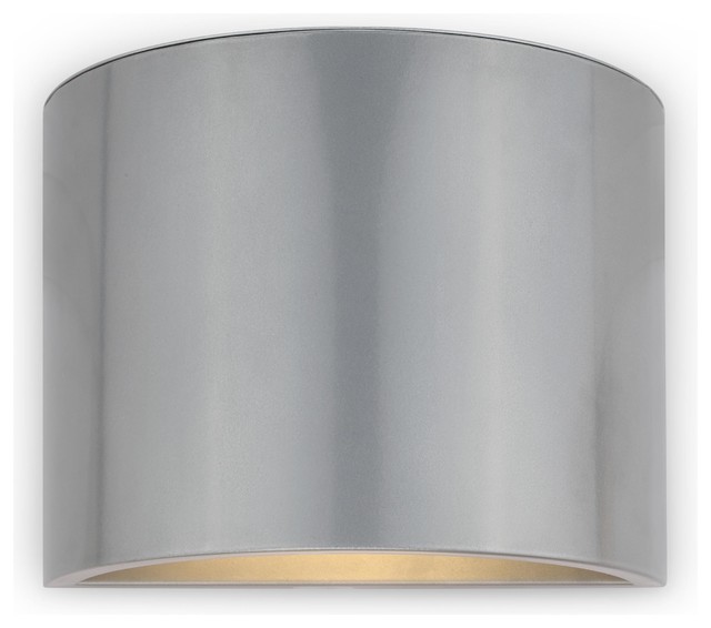 Will Polished Steel Outdoor Led Wall Light Modern Will Polished Steel Outdoor Led Wall Light Modern Lights And Sconces By Houzz