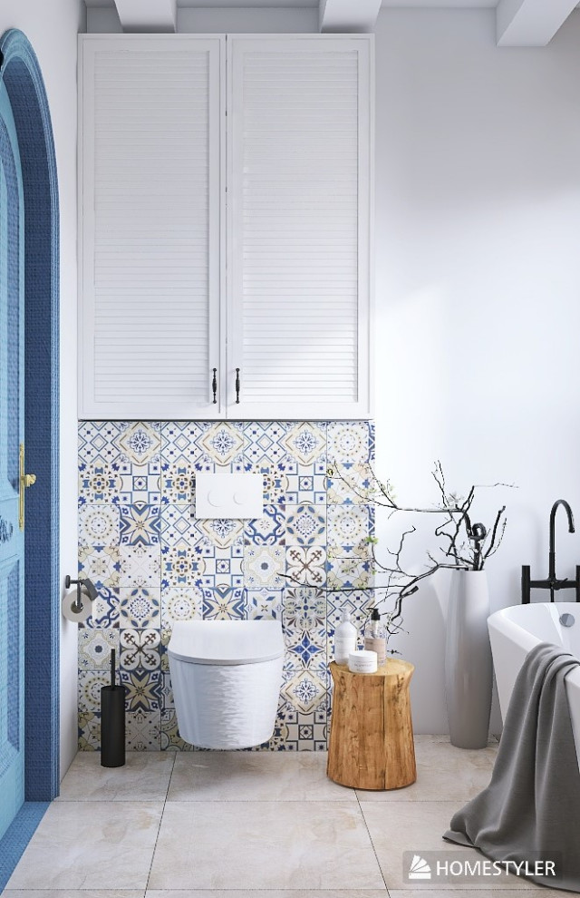 Ванная комната в средиземноморском стиле