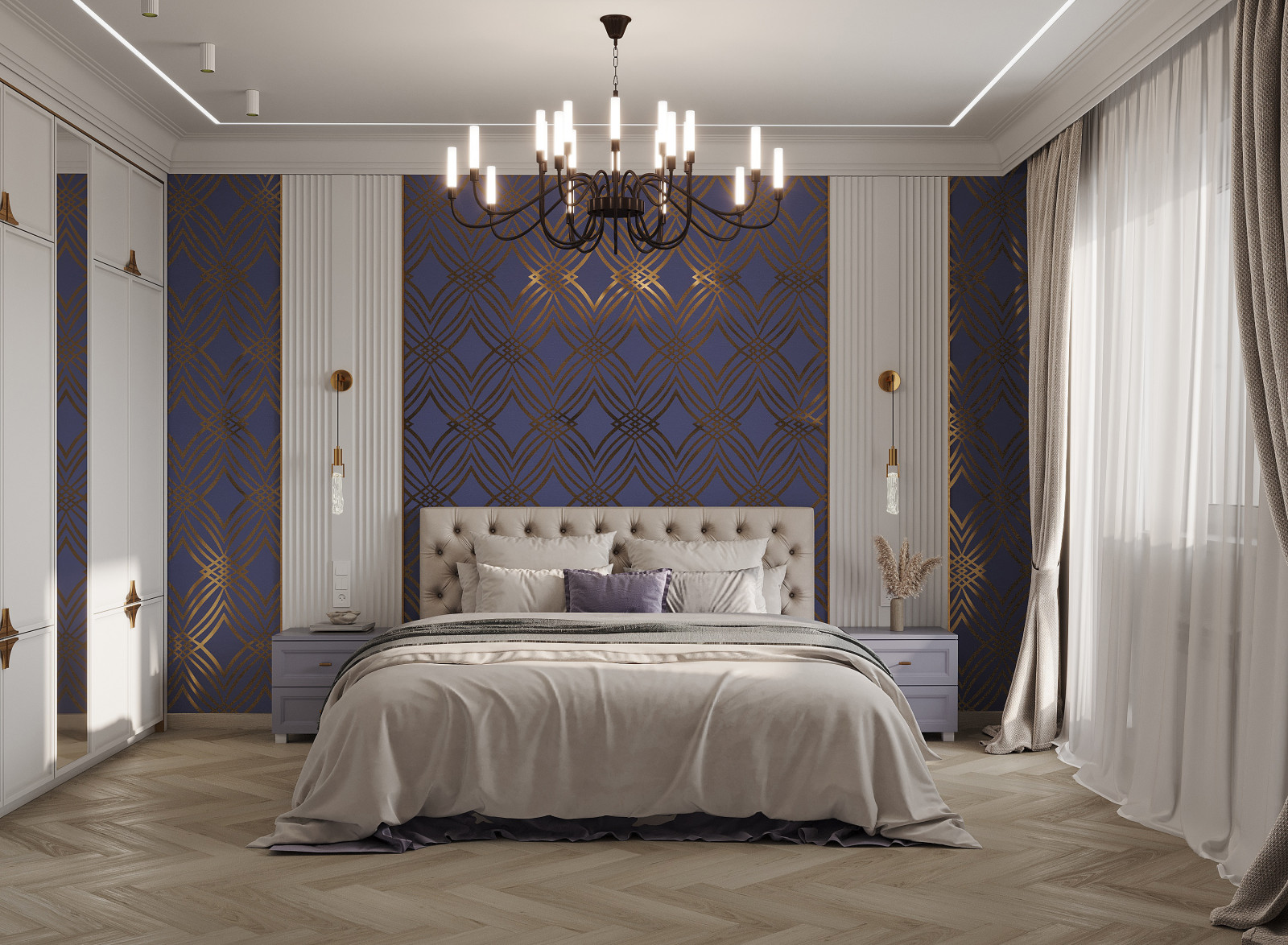 Дизайн двухкомнатной квартиры на Спортивной