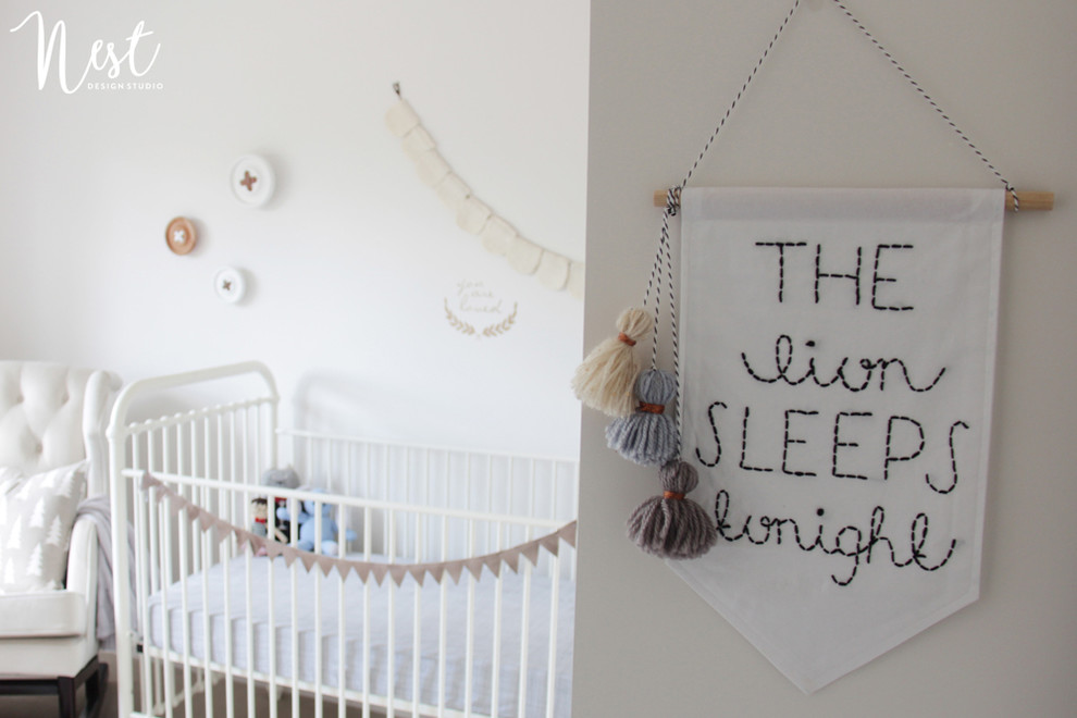 Inspiration for a modern nursery in Melbourne.
