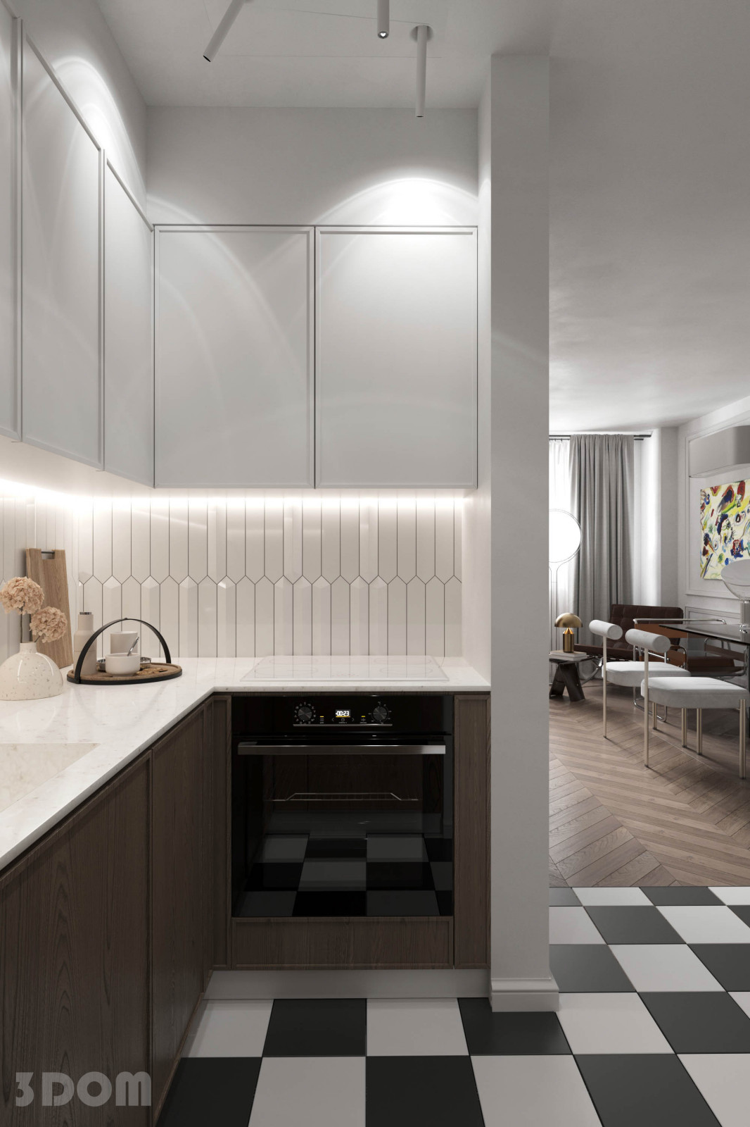 КВАРТИРА ЖК "ГАГАРИН" 45кв.м | 3DOM