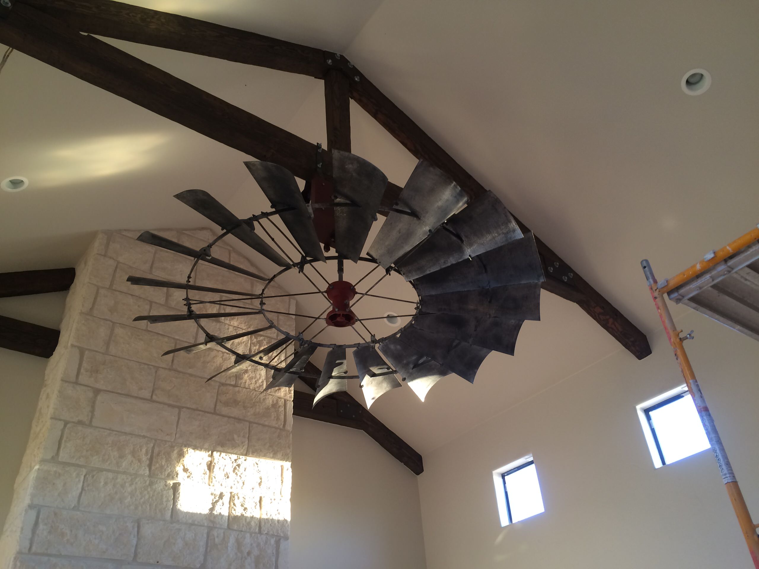 8' Windmill Ceiling Fan- Reproduction Vintage Finish - Rustic - Houston -  by Windmill Ceiling Fans of Texas | Houzz