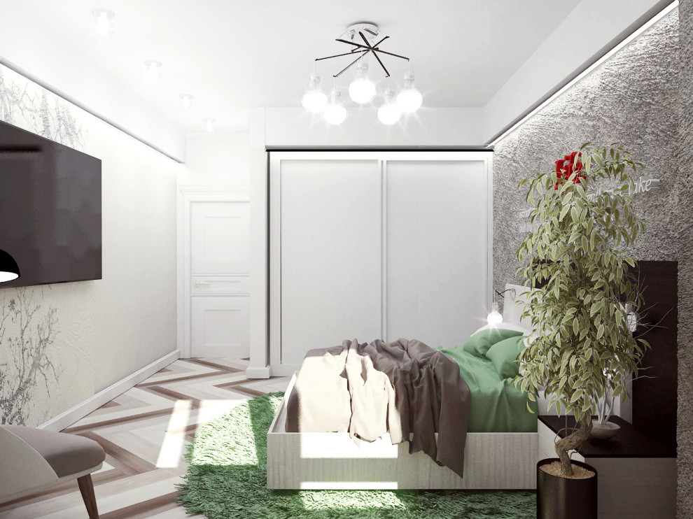 Яркий проект. Квартира 70 м.кв. фьюжн.