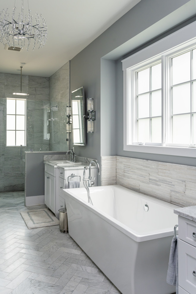 Bathroom - transitional bathroom idea