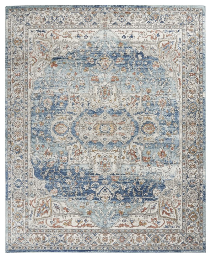 Nourison Quarry Area Rug, 5'3"x7'3" Mediterranean Area Rugs by