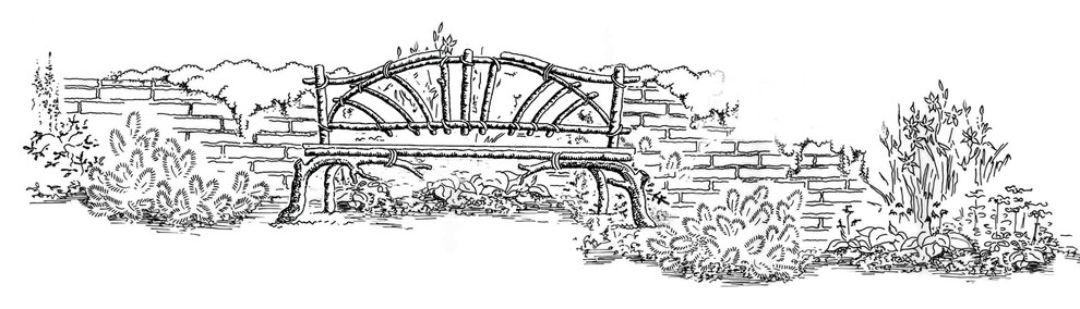 Декор в саду. Наши работы прошлых лет.