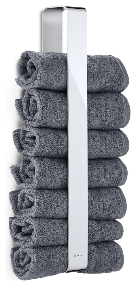 wall mounted towel storage