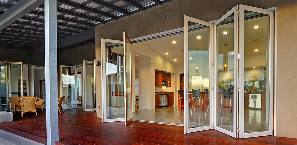 LaCantina Aluminum Wood Bifold Doors