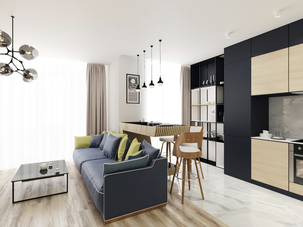 Дизайн проект квартиры-студии.