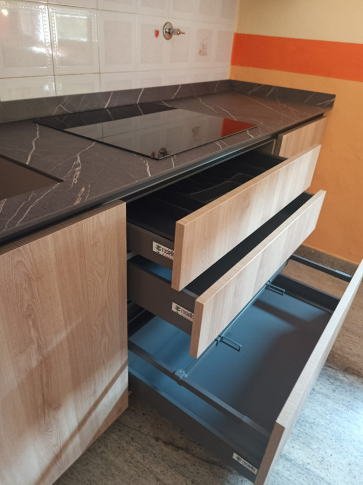 Cucina Nodo Naturale e Terracotta