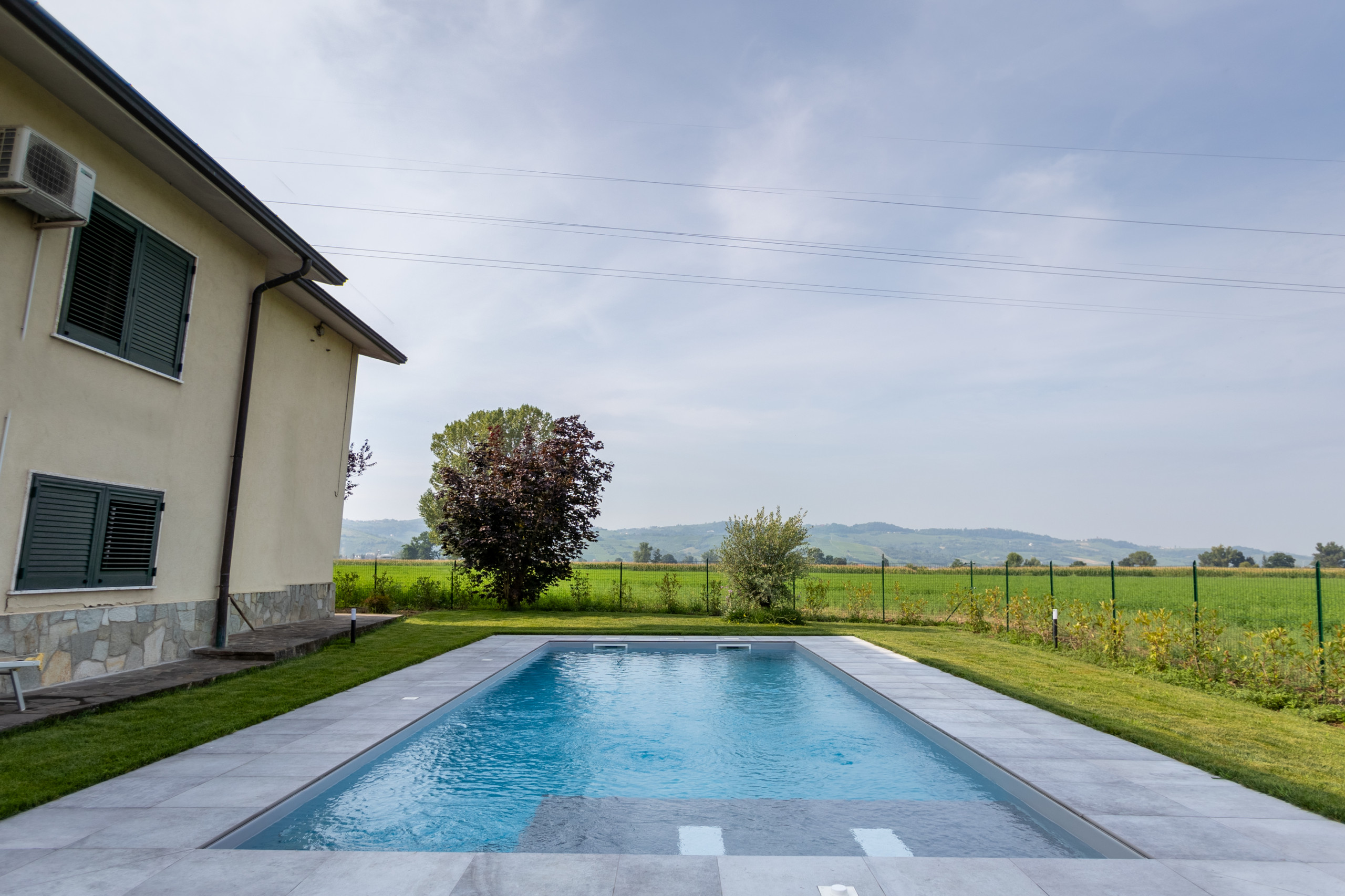 Villa SM | Realizzazione nuova piscina esterna con portico