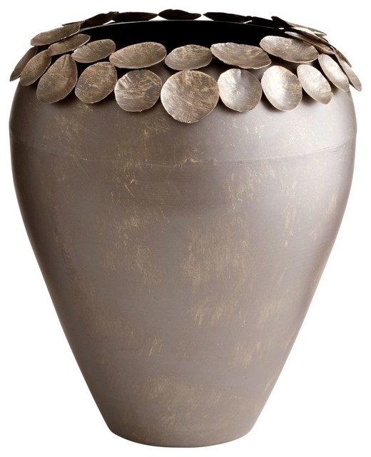 Large Electrum Container Contemporary Vases By Shopfreely