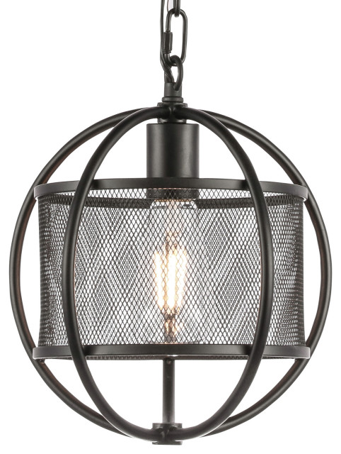 Elegant Lighting Ld5041d10 Zeke 1 Light 10 W Pendant Industrial By Buildcom - Houzz Black Pendant Lights Elegant Lighting Ld5041d10 Zeke 1 Light 10 W Pendant Industrial By Buildcom - Houzz Black Pendant Lights