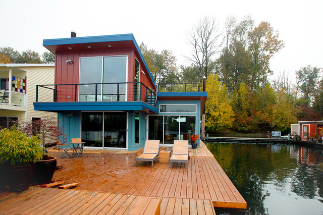 Float House II contemporary-house-exterior