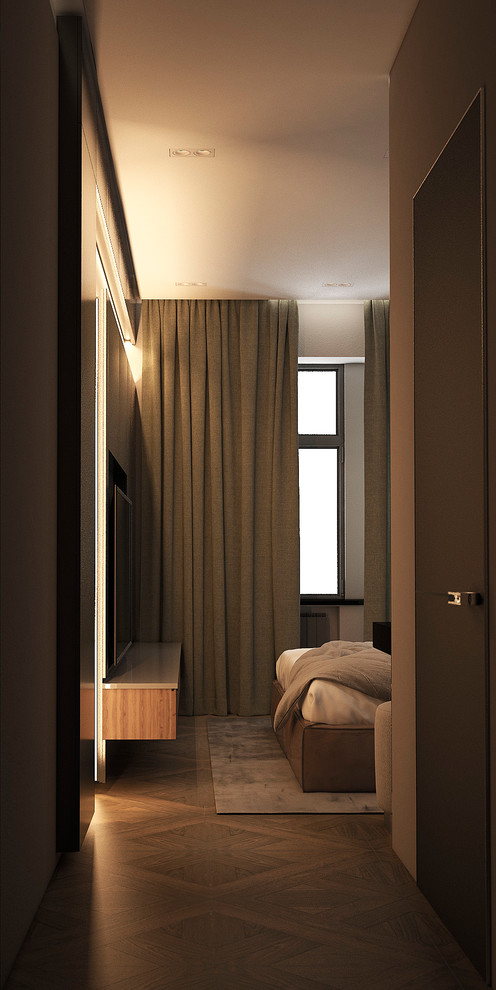 Минималистичный интерьер для молодой пары