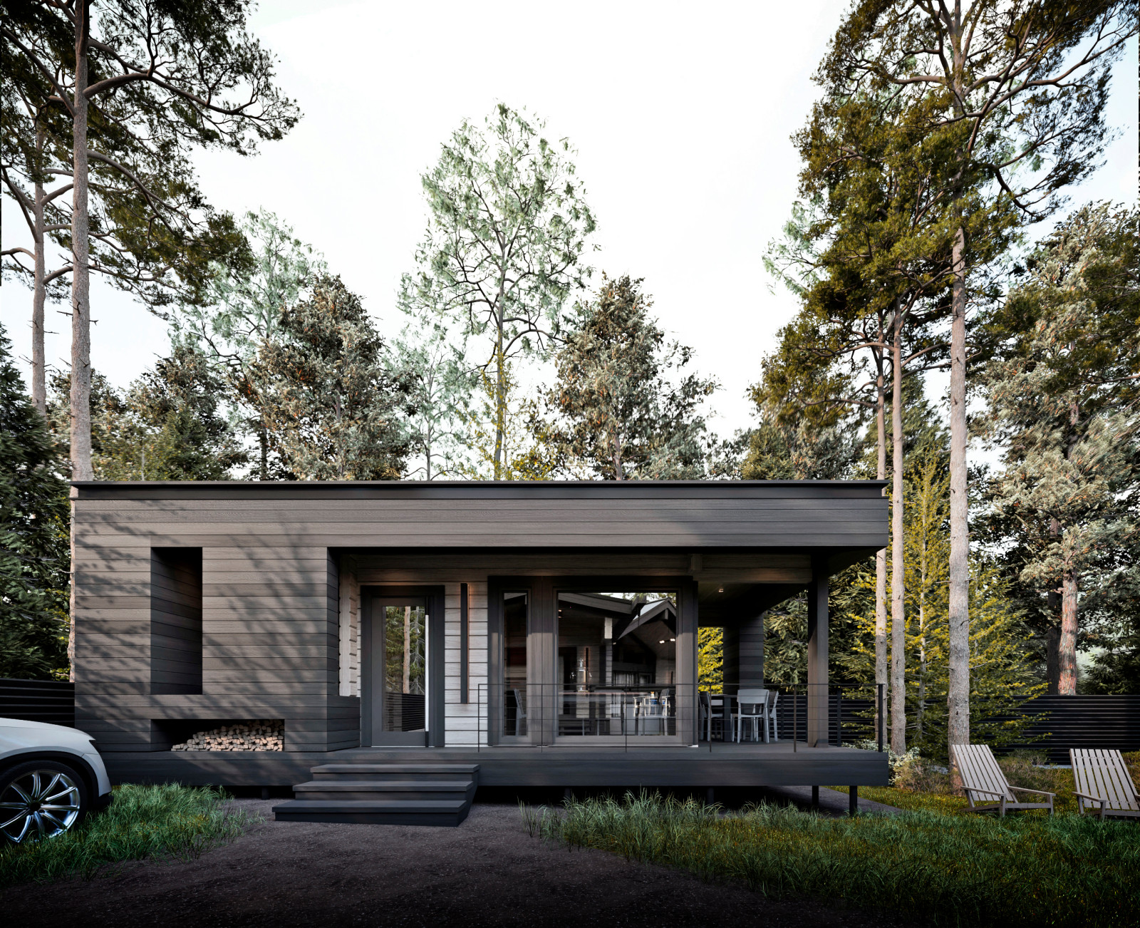 БАНЯ ИЗ БРУСА 25 М2/ПРОЕКТ | LOG BATH 25 M2/PROJECT