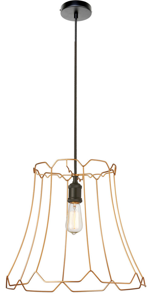 Belenko 1 Light Pendant In Matte Black