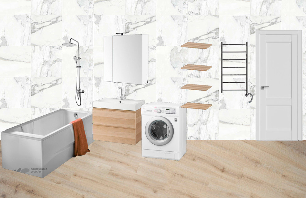 Вариант ванной комнаты 2