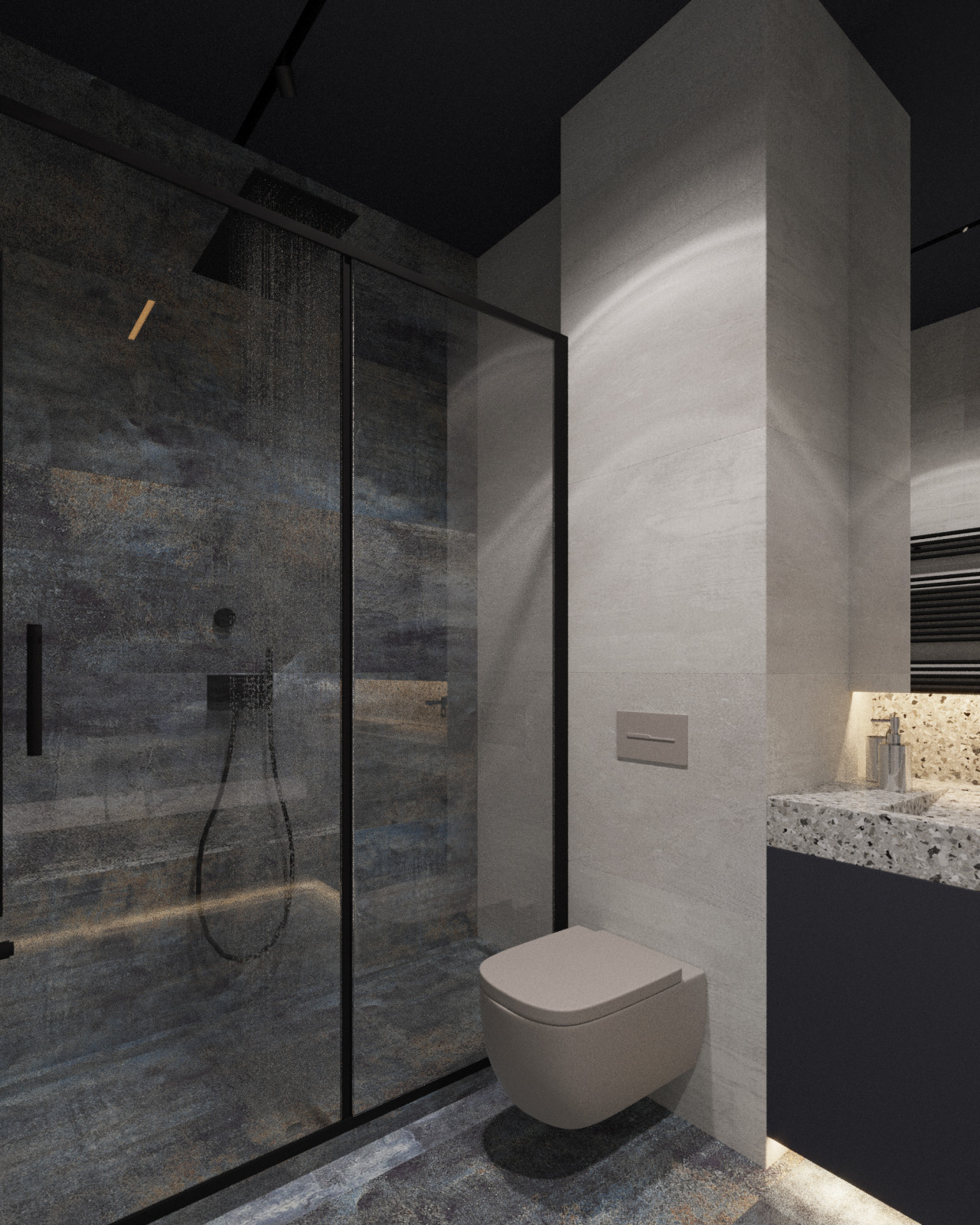 ЖК " Символ" -гостиная для молодого мужчины